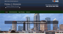 Desktop Screenshot of duicriminalattorneytampa.com