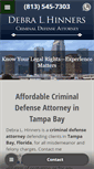 Mobile Screenshot of duicriminalattorneytampa.com